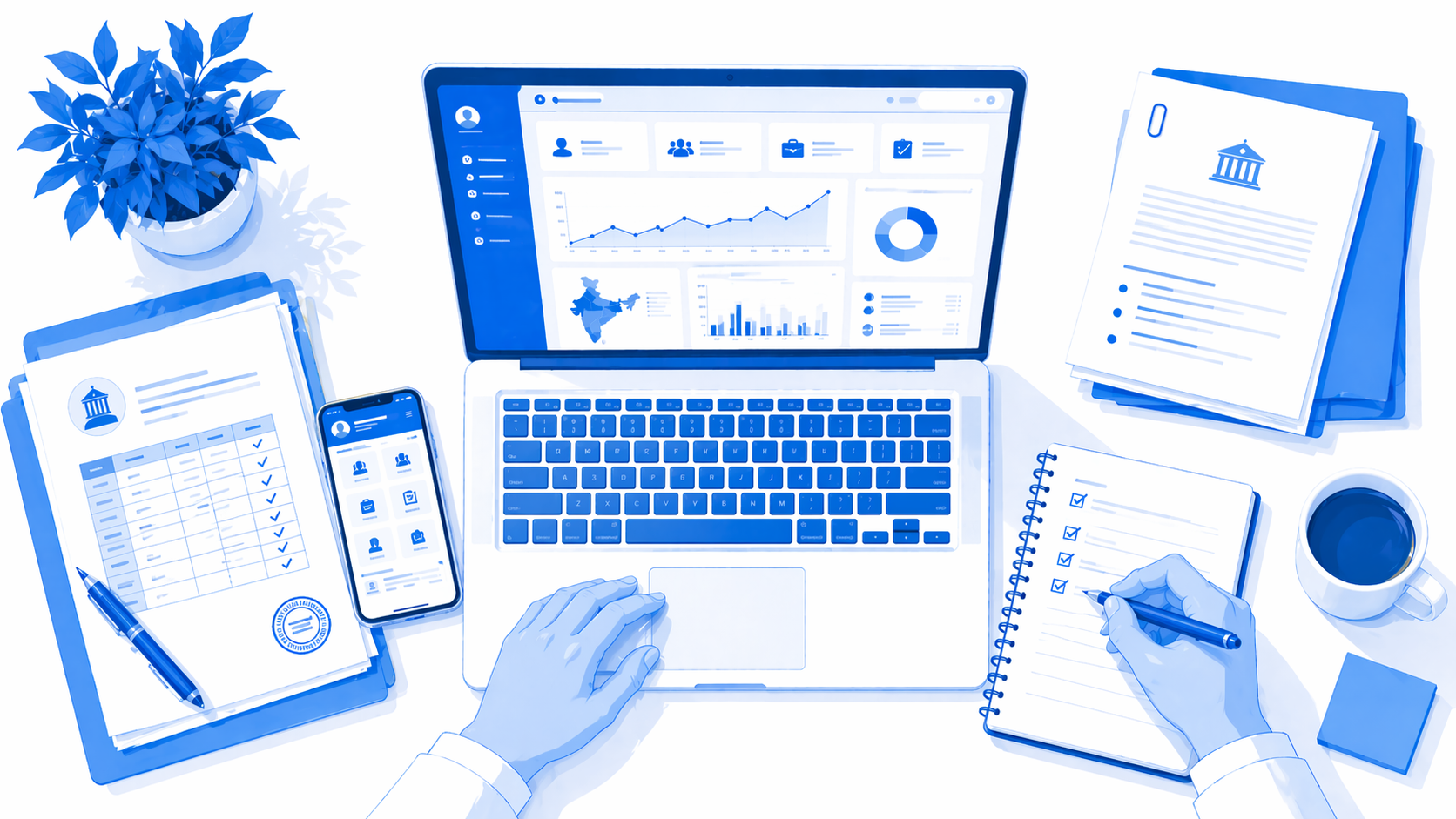 Hero banner — reach the Setuk team for political ERP demos, pricing, and rollout advice